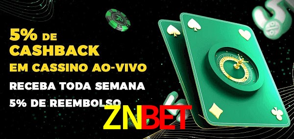 Promoções do cassino ao Vivo ZNBET